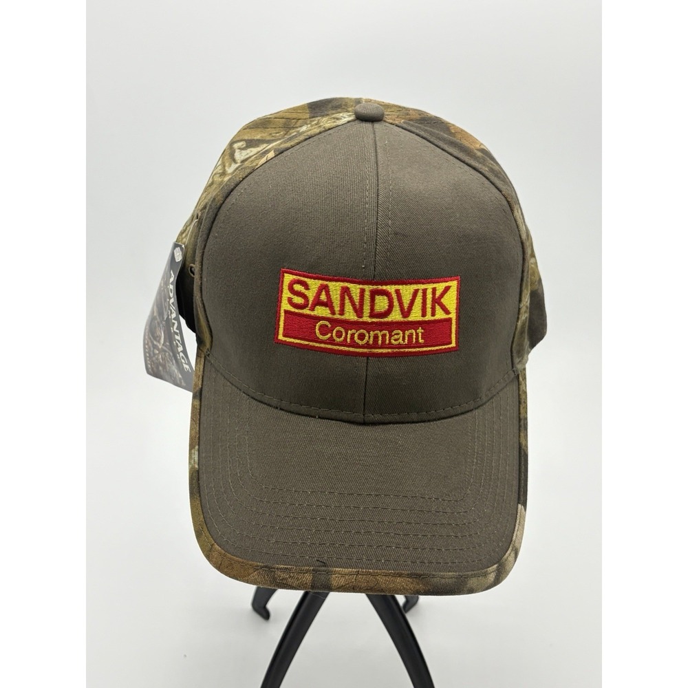 Advantage Timber Camo Hat Sandvik Coromant New NWT Hunting Strapback Cap
